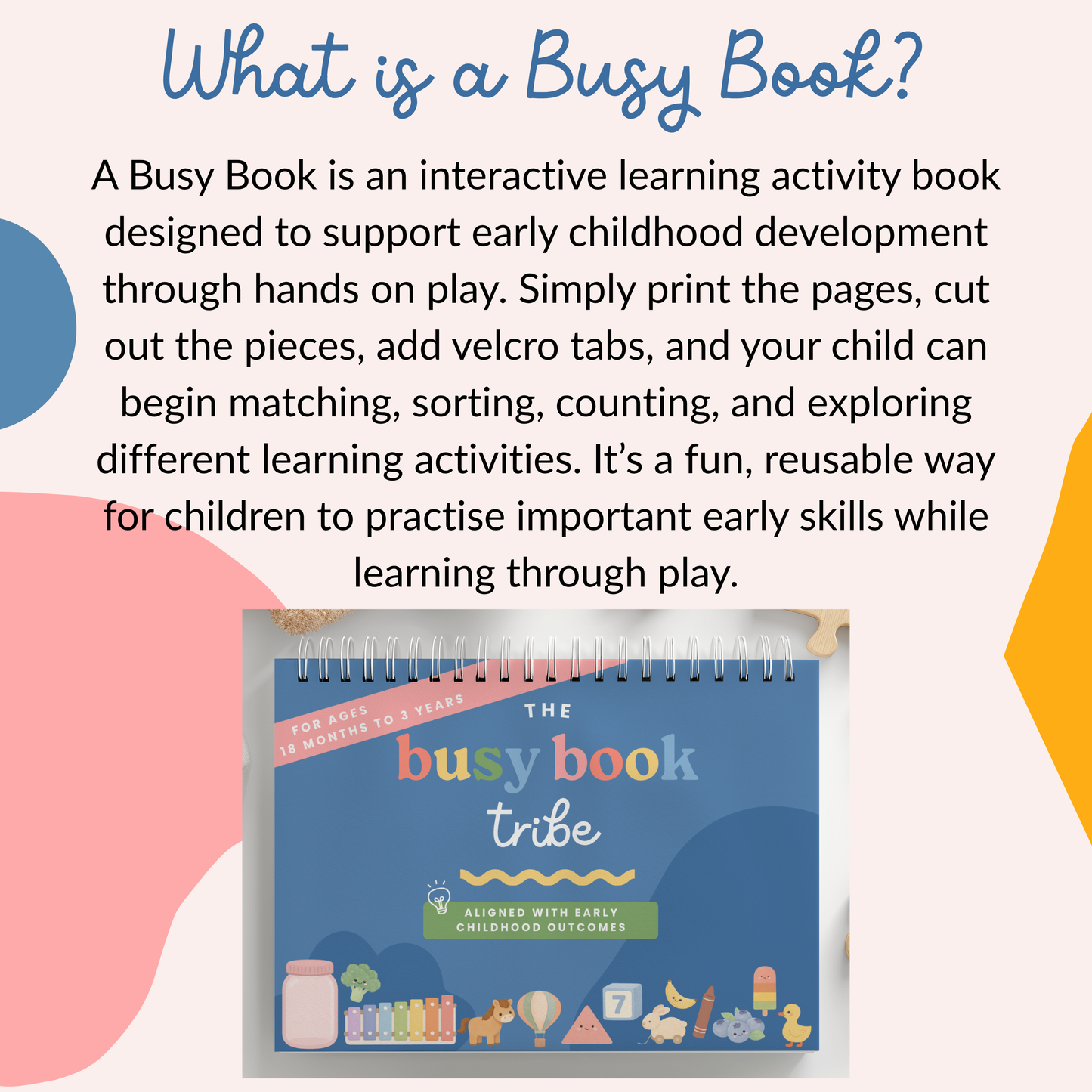 18m - 3 years Busy Book
