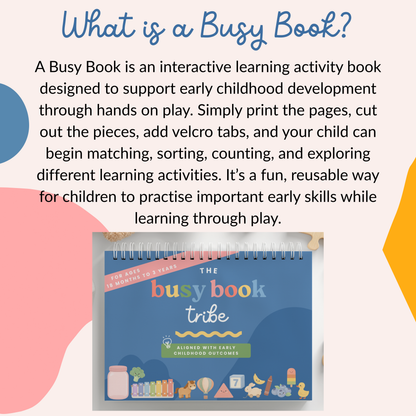 18m - 3 years Busy Book