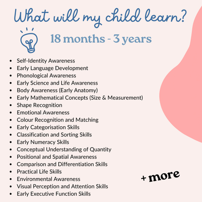 18m - 3 years Busy Book