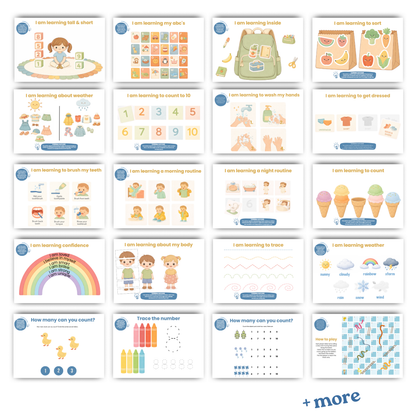 3 - 4 years Busy Book