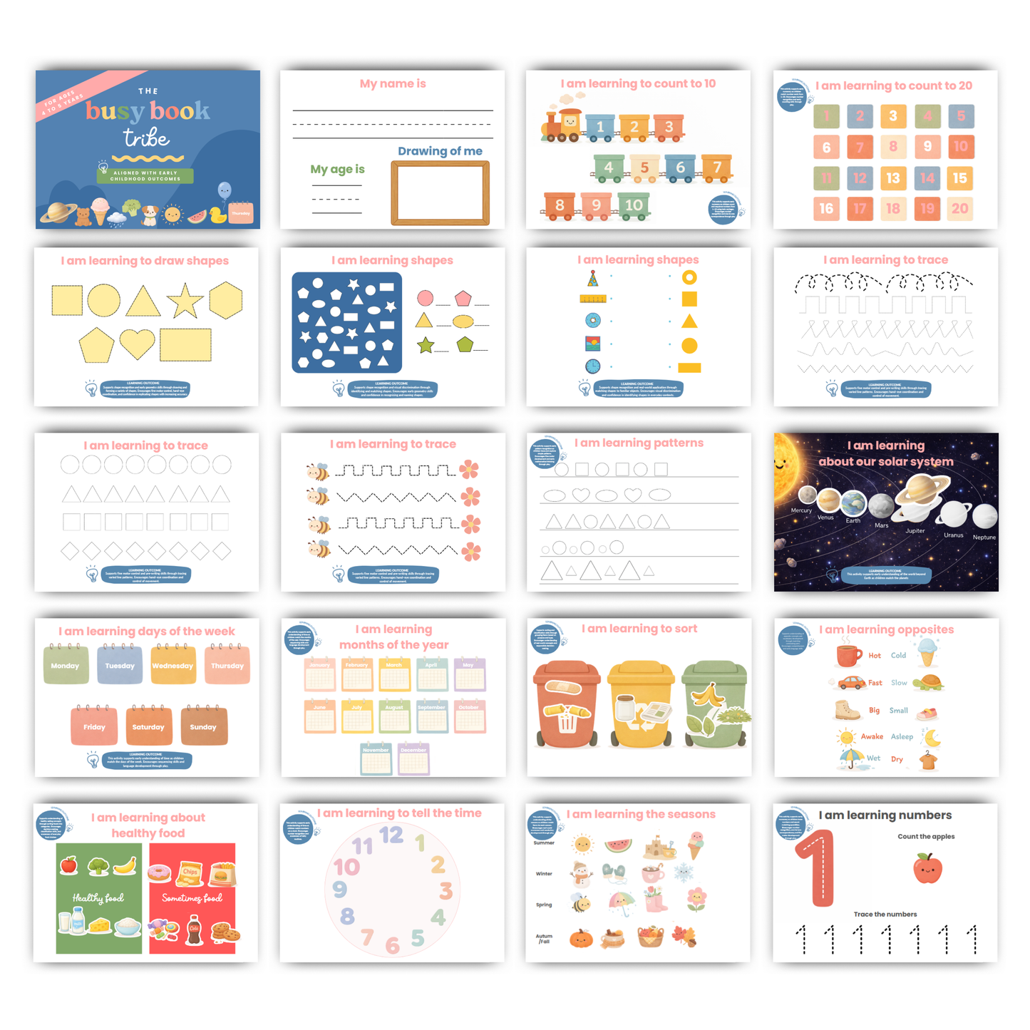 The complete Busy Book Bundle 18m - 5 years